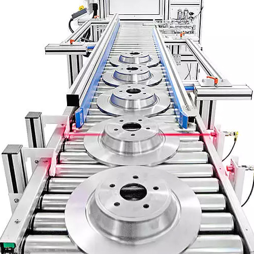 DISCHI-FRENO Лазерная система, интегрированная с челноком для автомобильной промышленности