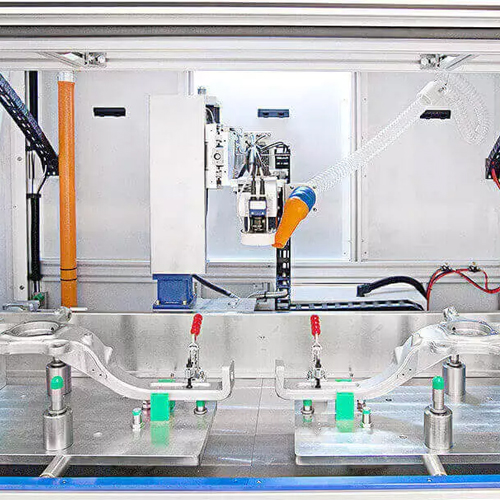 ORIONE Лазерная система, интегрированная с челноком для автомобильной промышленности