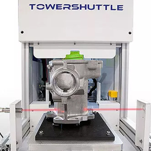 TOWERSHUTTLE Специальная лазерная система с двойной камерой и моторизованным роликовым конвейером для автомобильной промышленности